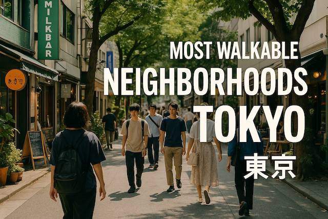 Most Walkable Neighborhoods in Tokyo