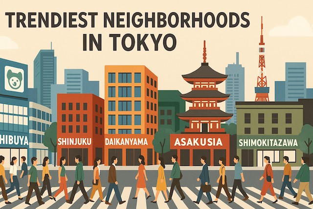 Trendiest Neighborhoods in Tokyo