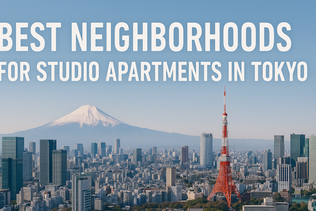 Best Neighborhoods for Studio Apartments in Tokyo