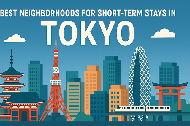 Best Neighborhoods for Short-Term Stays in Tokyo