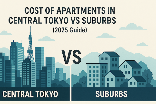 Cost of Apartments in Central Tokyo vs Suburbs (2025 Guide)